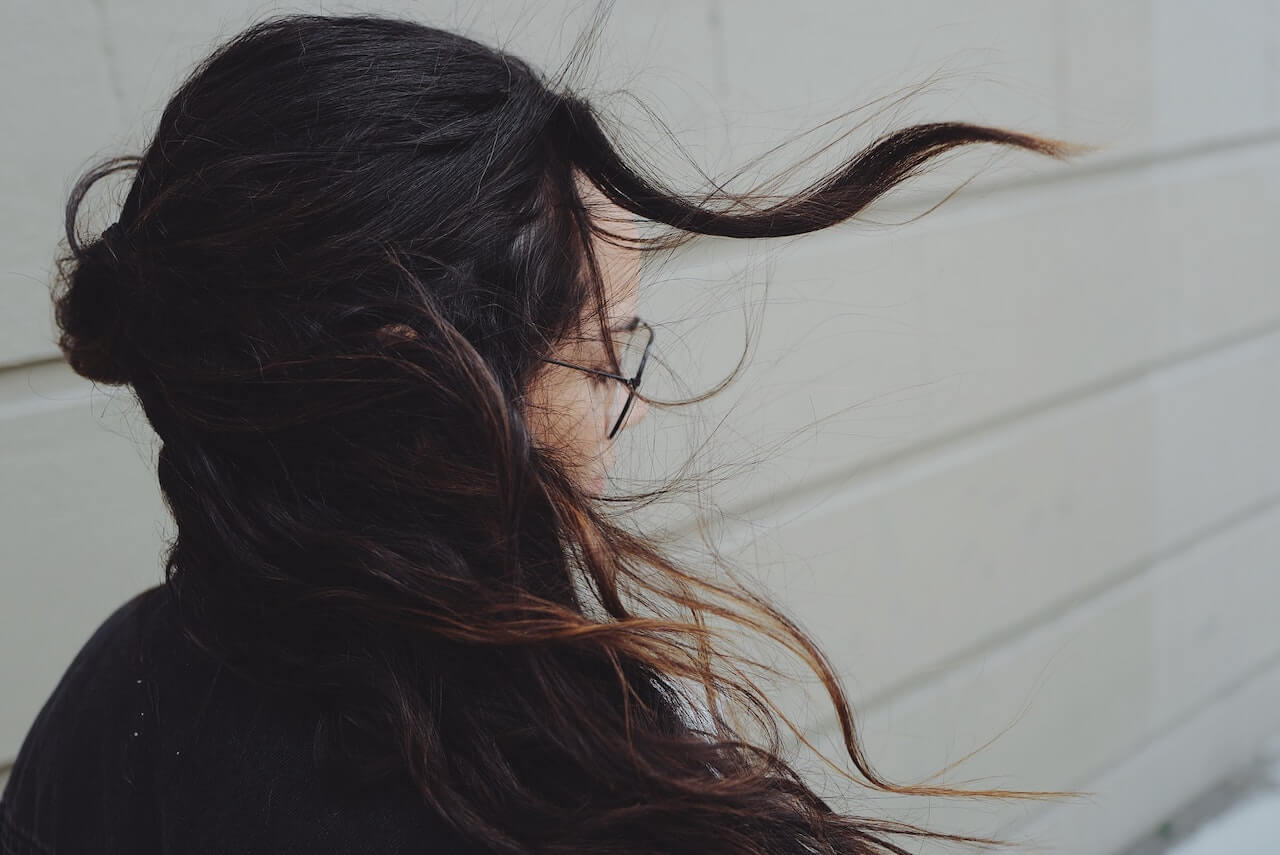 woman with brown hair