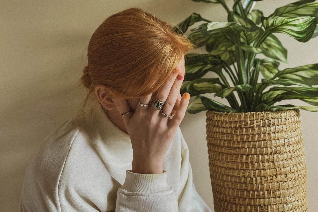 Woman stressed