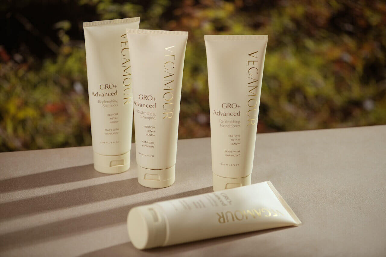 VEGAMOUR GRO+ Advanced Replenishing Shampoo & Conditioner
