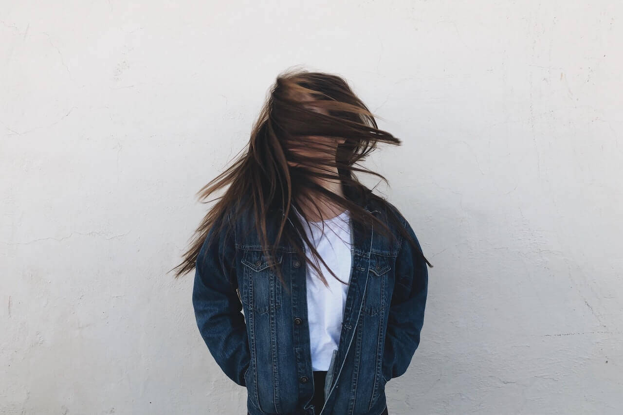 Woman with brown hair