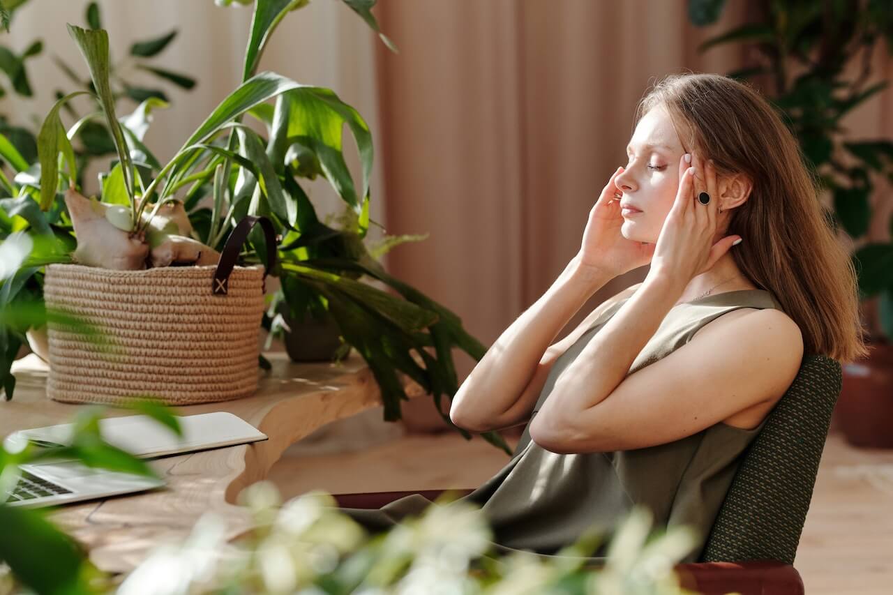 Woman looking away
