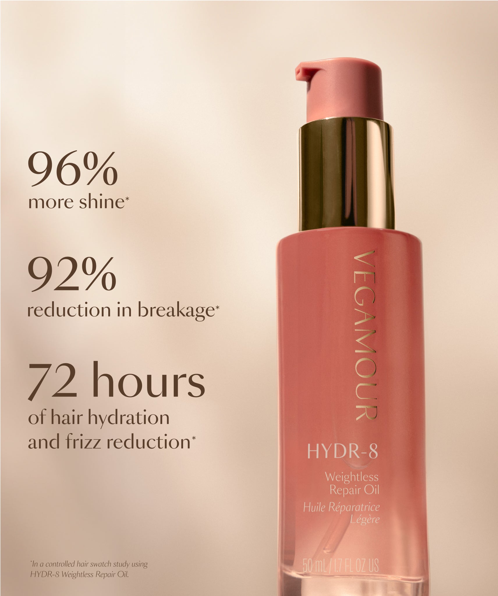 HYDR-8 Weightless Repair Hair Oil | Formulated Without Silicones