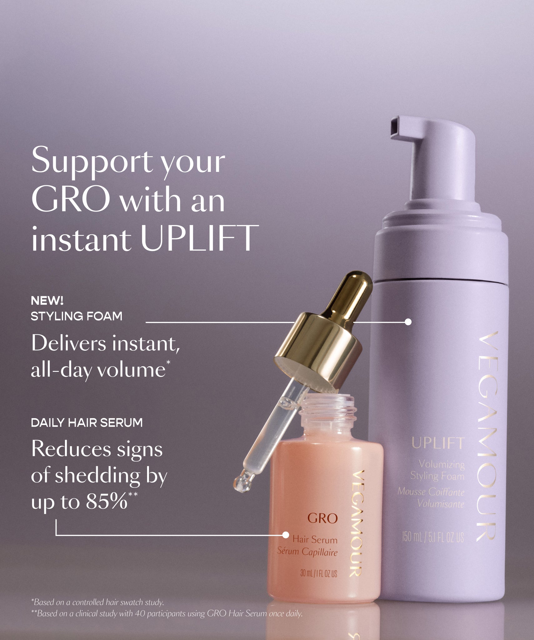 GRO and UPLIFT Volumizing Essentials