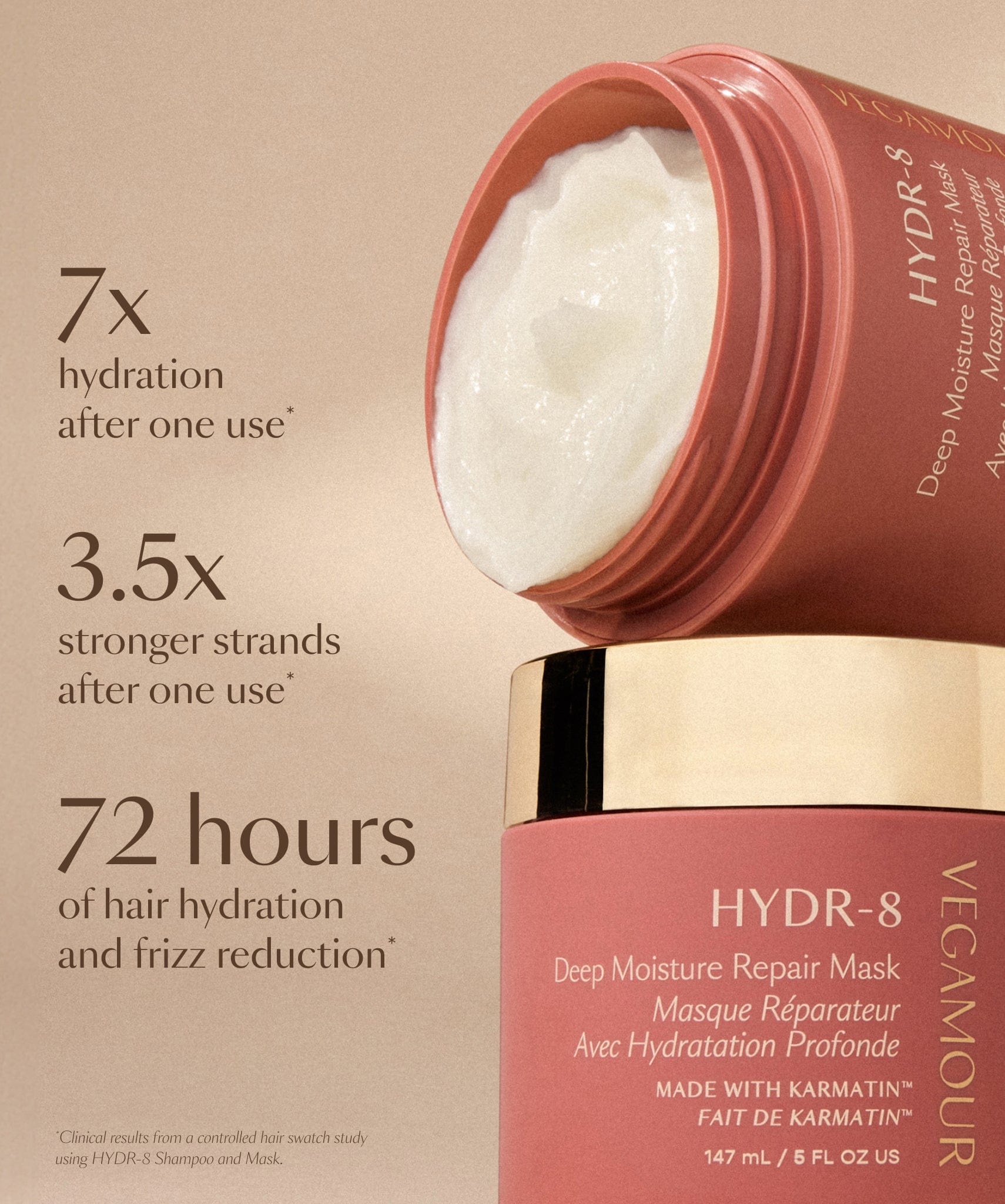 HYDR-8 Deep Moisture Repair Mask with Karmatin™ | VEGAMOUR