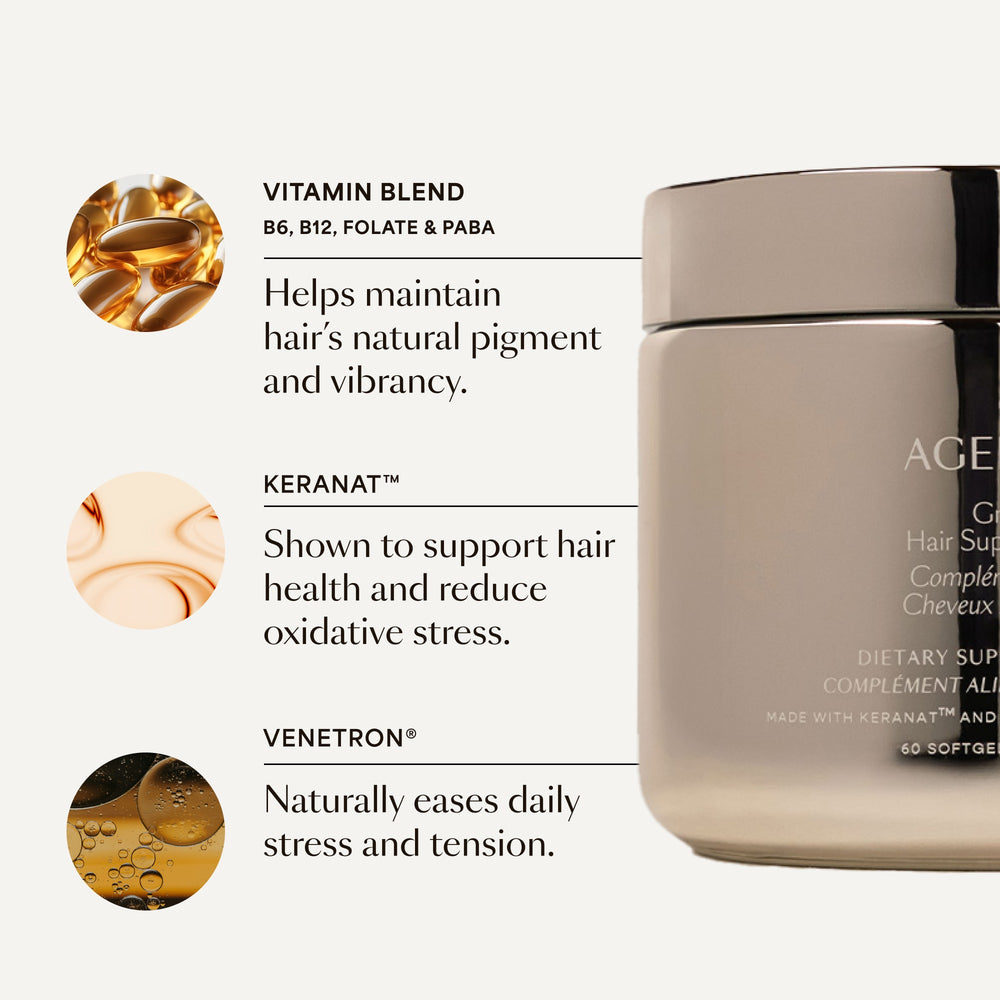 GRO AGELESS Gray Delay™ Hair Supplement