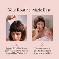 GRO Biotin Gummies for Hair Wellness®