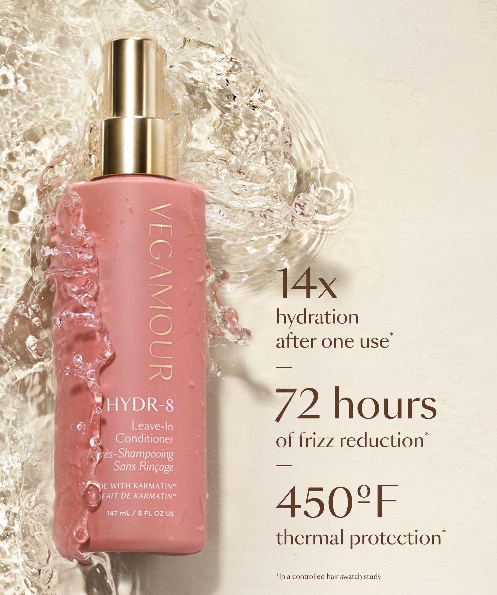 HYDR8 LeaveIn Conditioner & Heat Protectant Spray