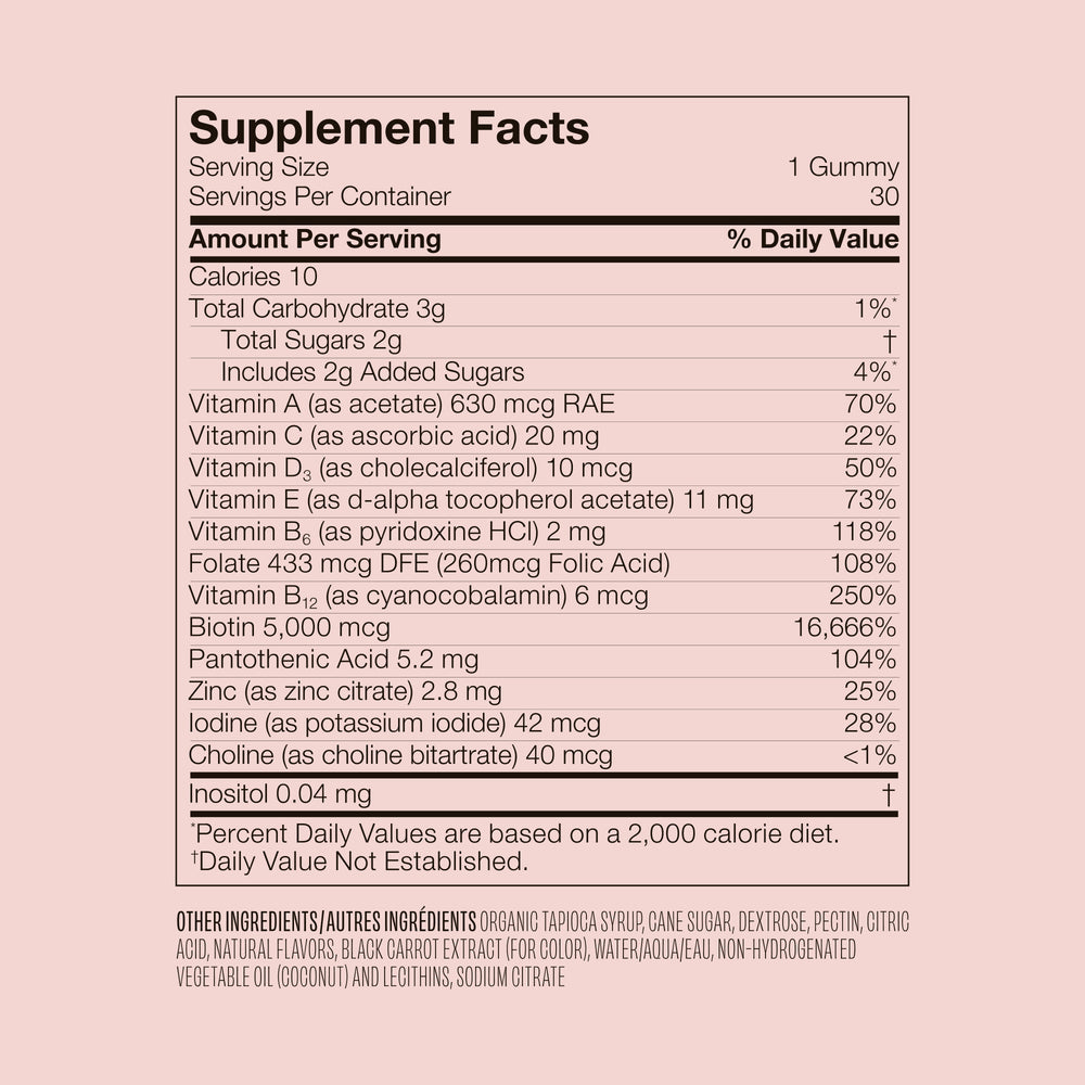 GRO Biotin Gummies for Hair Wellness®