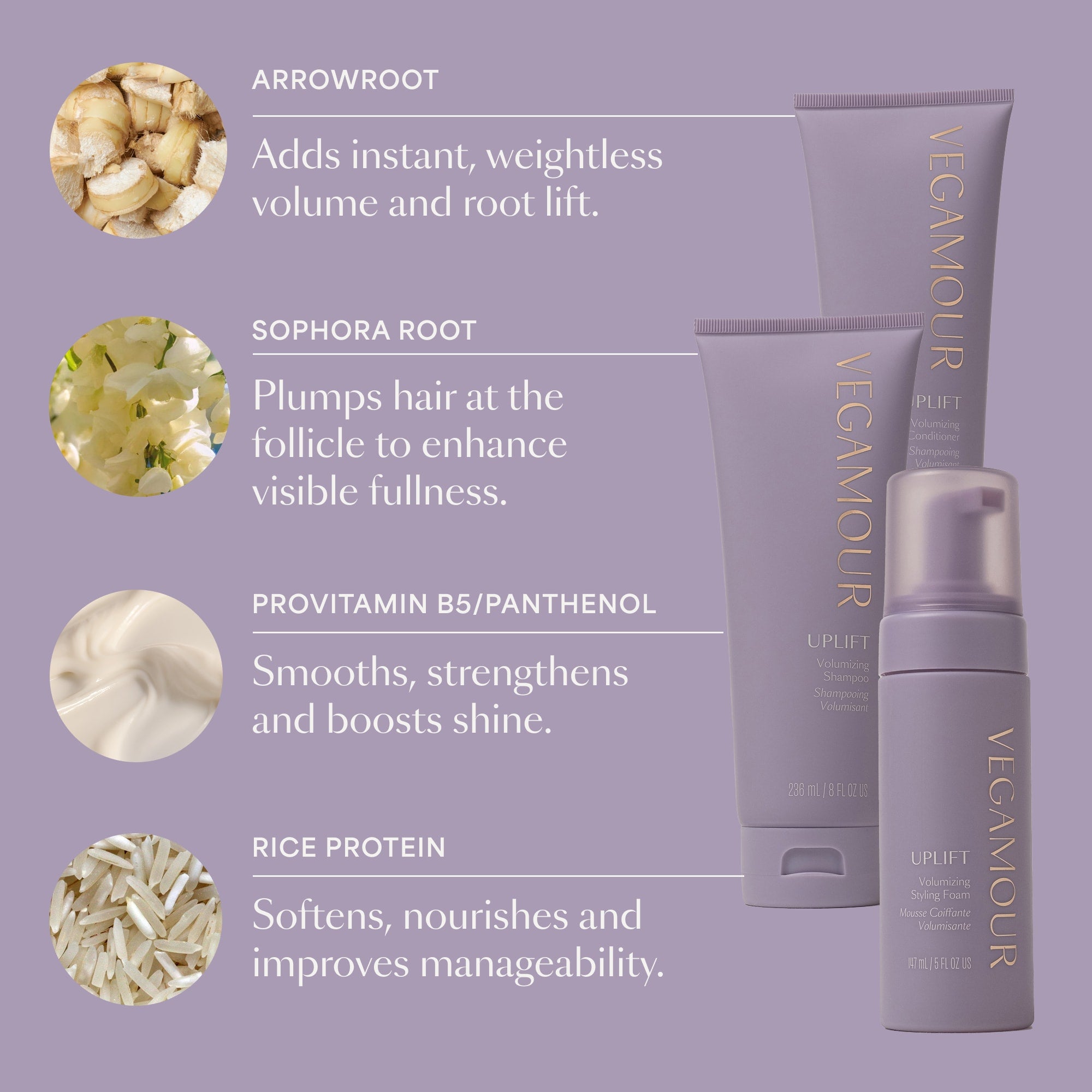 UPLIFT Full Volume Kit | Hair, Lash & Brows | VEGAMOUR
