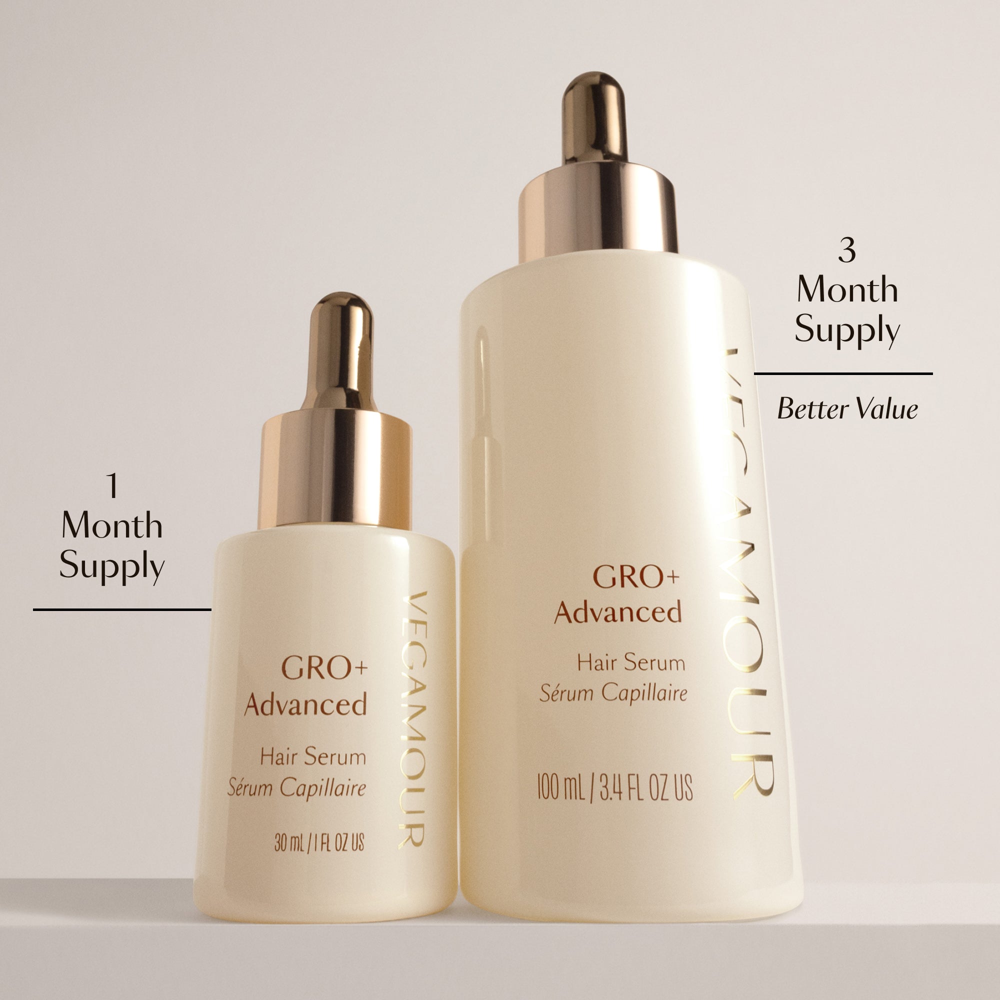 GRO+ Advanced Hair Serum for Severe Shedding | Hair, Lash & Brows