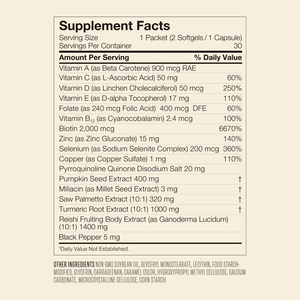 GRO+ Advanced Hair Growth & Density Supplements