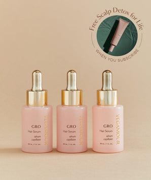 GRO Hair Serum (3 Pack) + Free Scalp Detox Serum for Life!