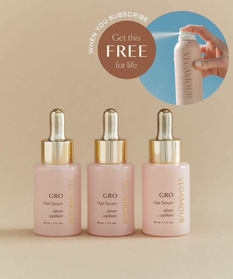 GRO Hair Serum (3 Pack) + Free Dry Shampoo for Life!